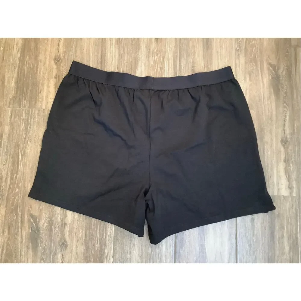 Pact Men's Large Black 3-Pack Organic Everyday Knit Boxer Shorts A20-17